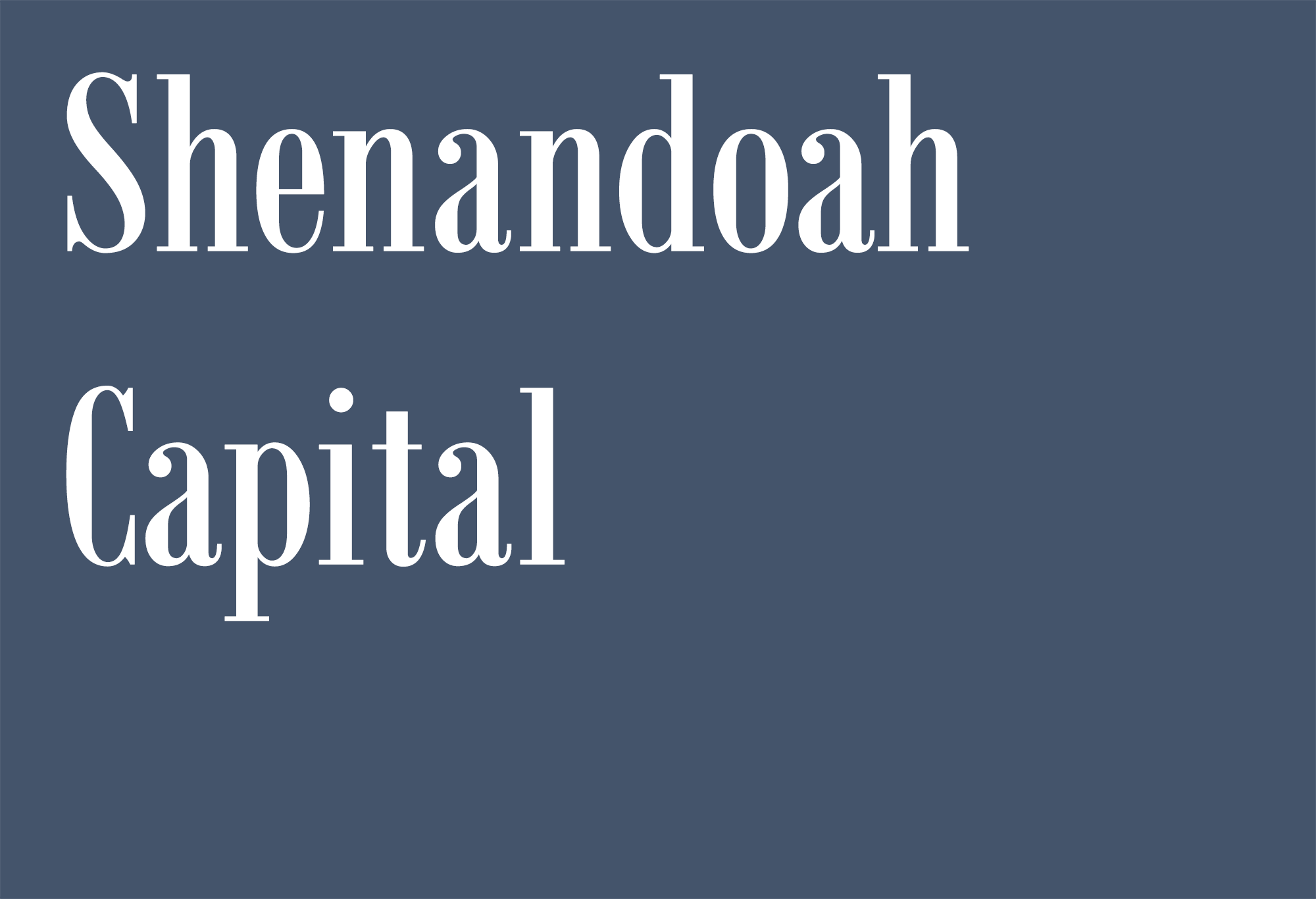 Shenandoah Capital Ltd